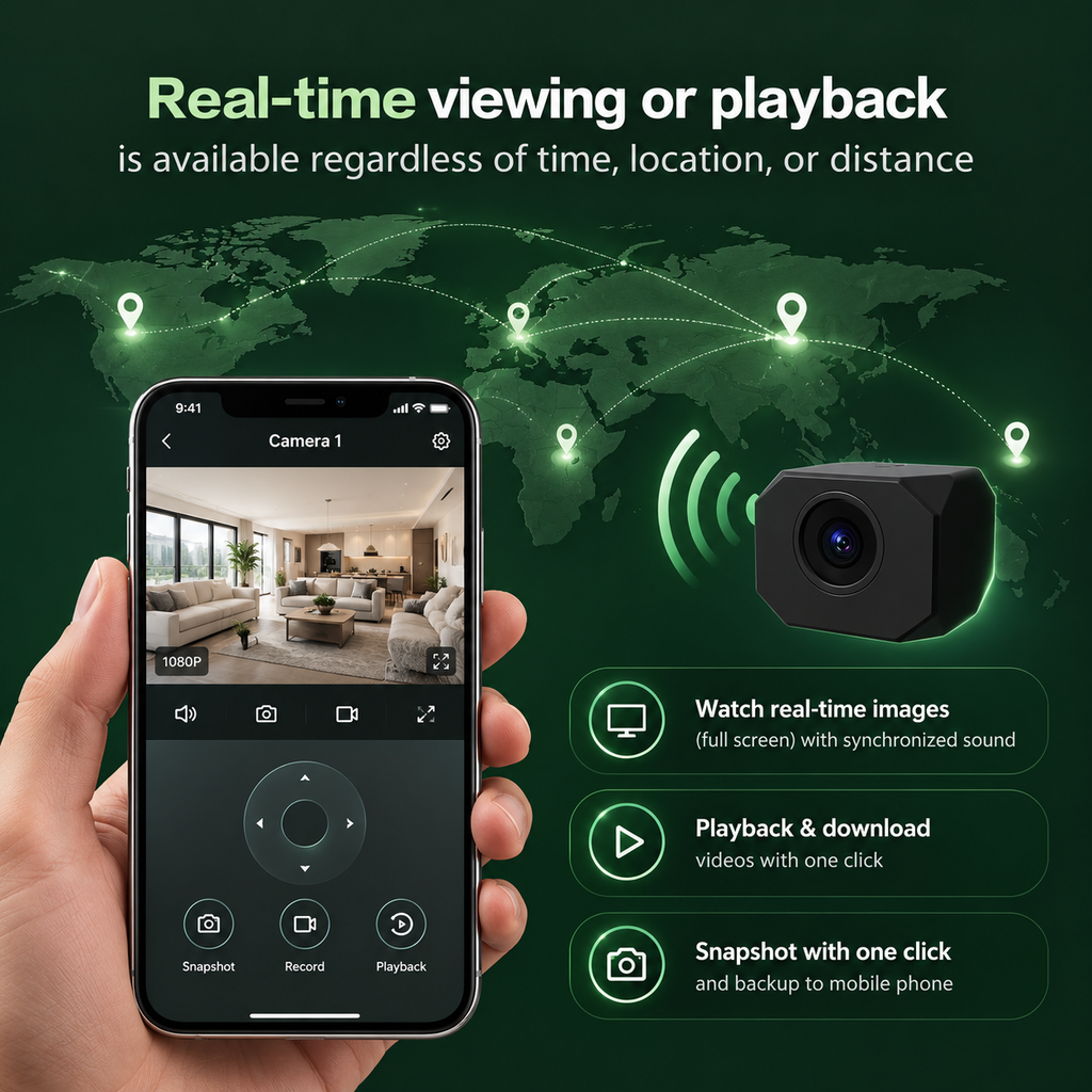 Mini Wi-Fi Smart Monitoring Camera