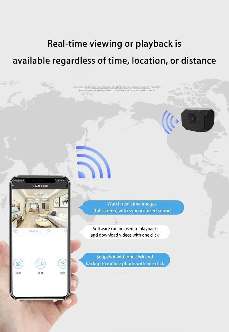 Mini Wi-Fi Camera | Compact 1080p HD