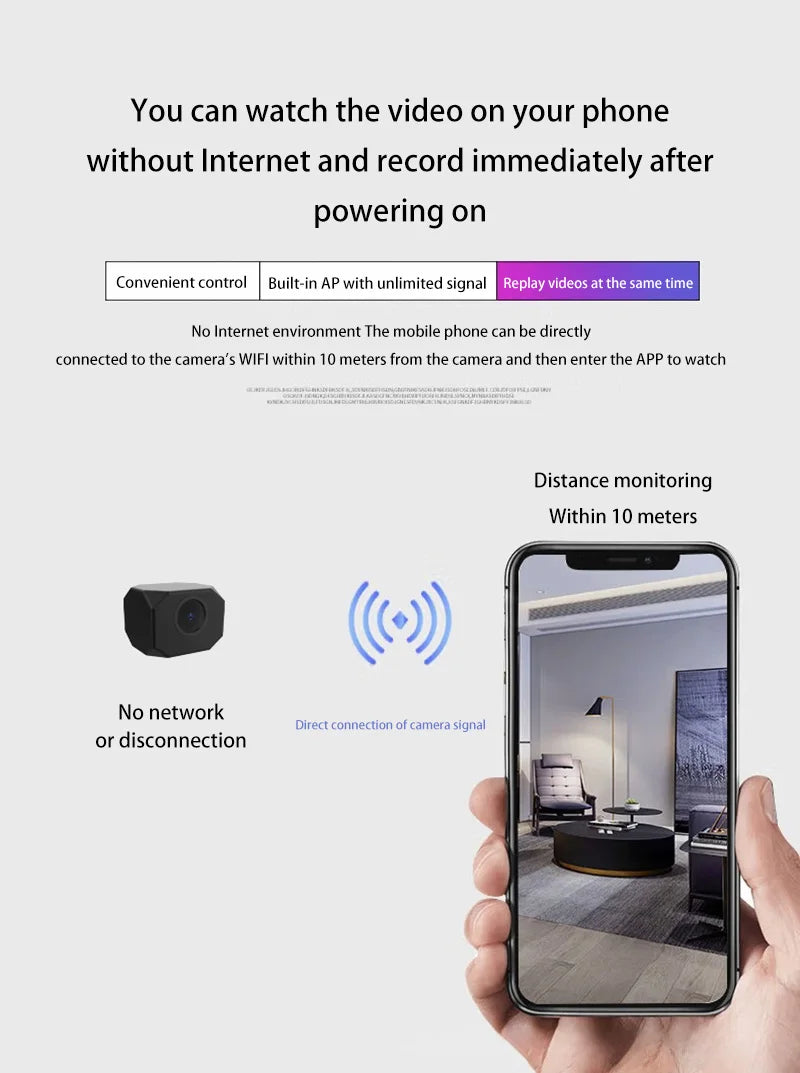 Mini Wi-Fi Camera | Compact 1080p HD